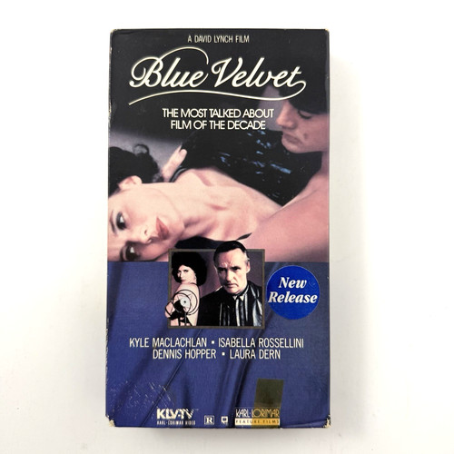 Blue velvet vhs karl lorimar - blue, karl-lorimar