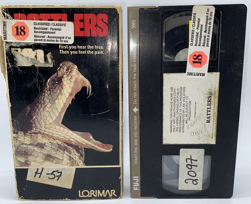 Rattlers vhs video horror - vhs,
