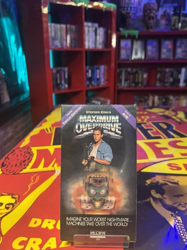 Maximum overdrive vhs - maximum,