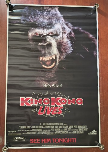 Poster king kong lives home - lives,