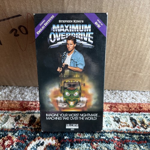 Maximum overdrive vhs 1986 - overdrive,