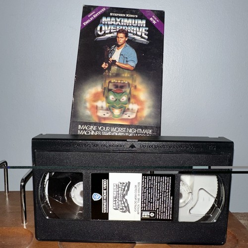 Maximum overdrive vhs 1986 - overdrive,