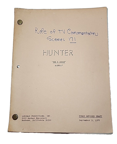Hunter 1976 sceneggiatura - 1976,