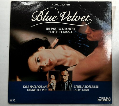 Blue velvet laserdisc 1986 - blue,