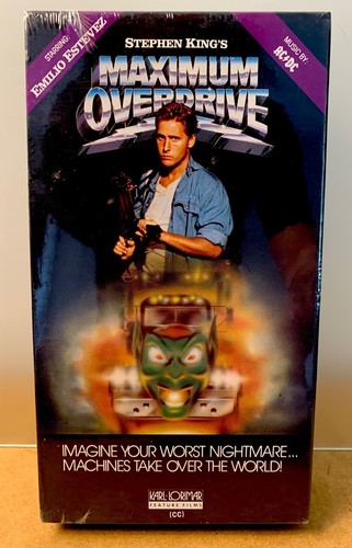 Maximum overdrive lorimar vhs - overdrive,