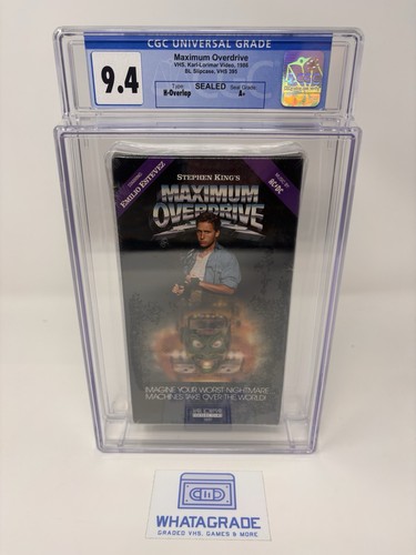 Maximum overdrive vhs 1986 - overdrive,